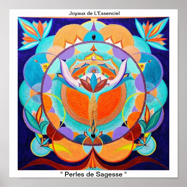 Póster " Perles de Sagesse " (Frente)
