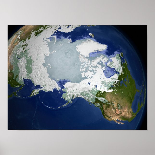 Póster Permafrost circo-ártico (Frente)