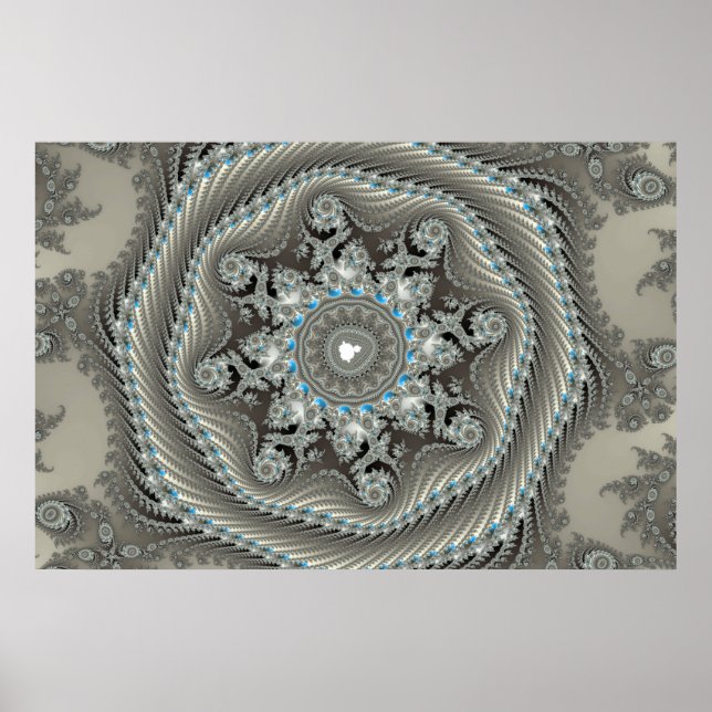 Póster Permafrosting - Poster fractal (Frente)