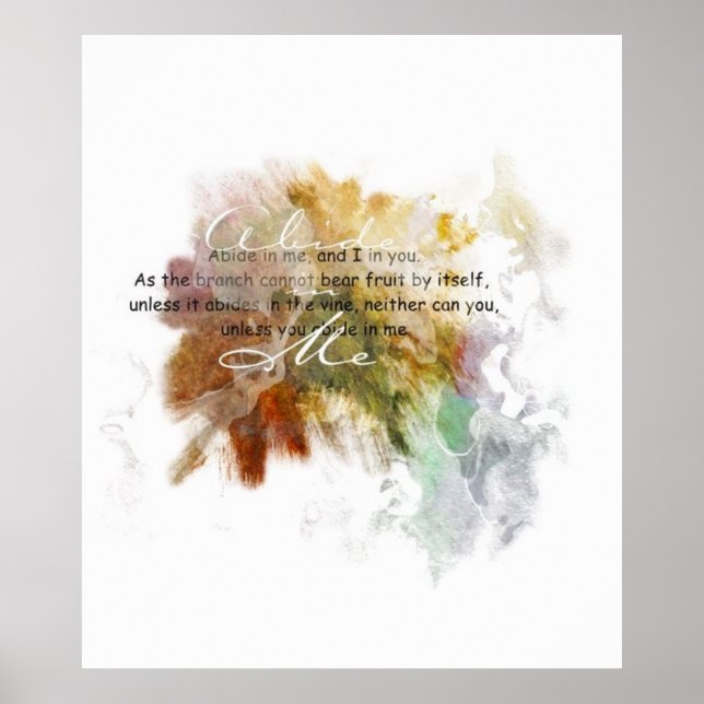 Póster Permanece en Mí (Frente)