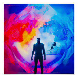Póster Permanecer en colores