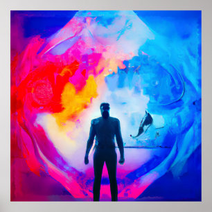 Póster Permanecer en colores