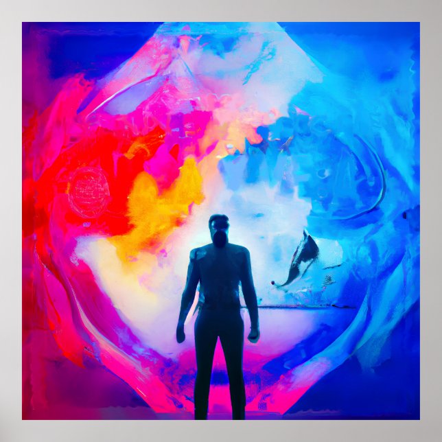 Póster Permanecer en colores (Frente)