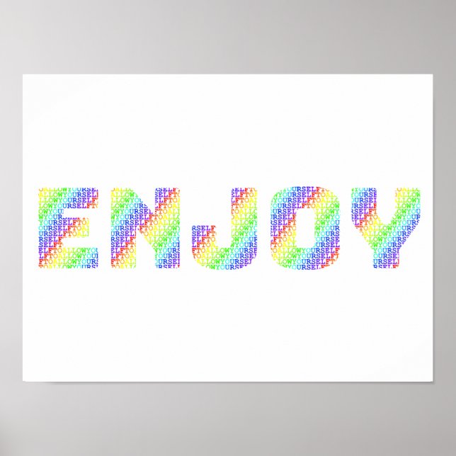 Póster Permission to Play: Allow Yourself to ENJOY Rainbo (Frente)
