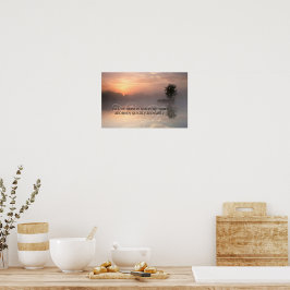 Póster "Permitir que el estrés se vaya" Motivación Afirma