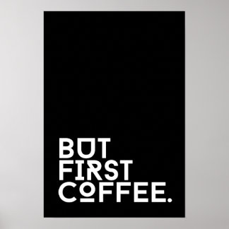 Póster Pero el poster del humor del primer café