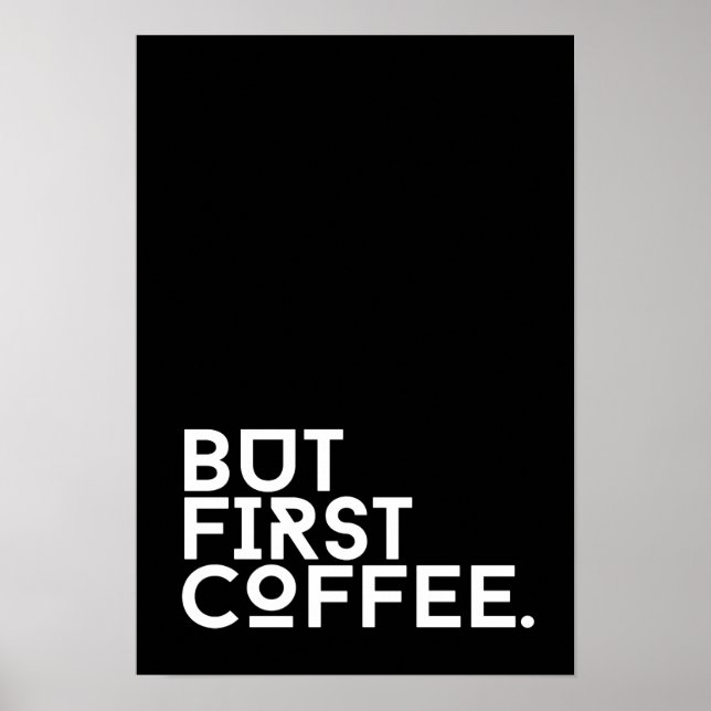 Póster Pero el poster del humor del primer café (Frente)