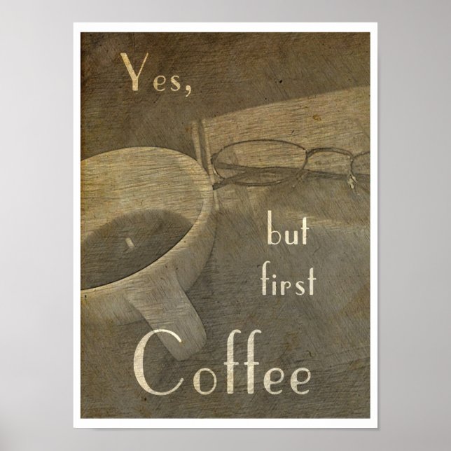 Póster Pero el primer café - poster (Frente)