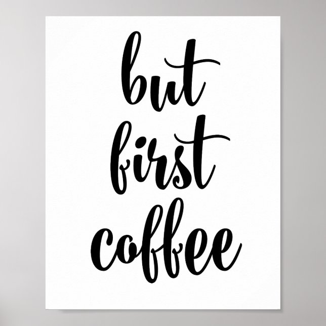 Póster Pero el primer poster de café (Frente)