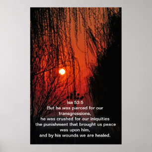 Póster Pero fue perforado por nuestras transgresiones