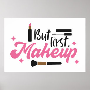 Póster Pero la primera sala de maquillaje