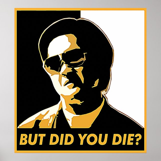 Póster Pero Muriste (Frente)