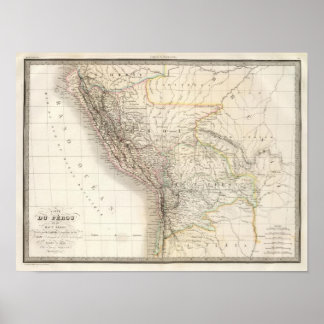 Póster Perou, Haut Perou - Peru