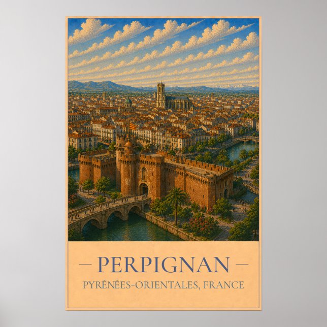 Póster Perpignan (Frente)