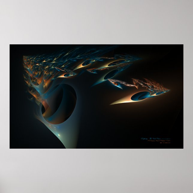 Póster Perplejidad - el Vivid Vision Canvas FineArtPrint (Frente)