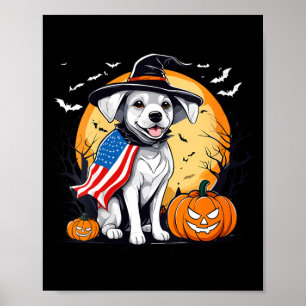 Póster Perrita de Halloween para mujeres