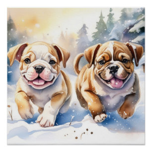 Póster Perrito de corte