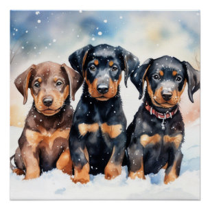 Póster Perrito de corte