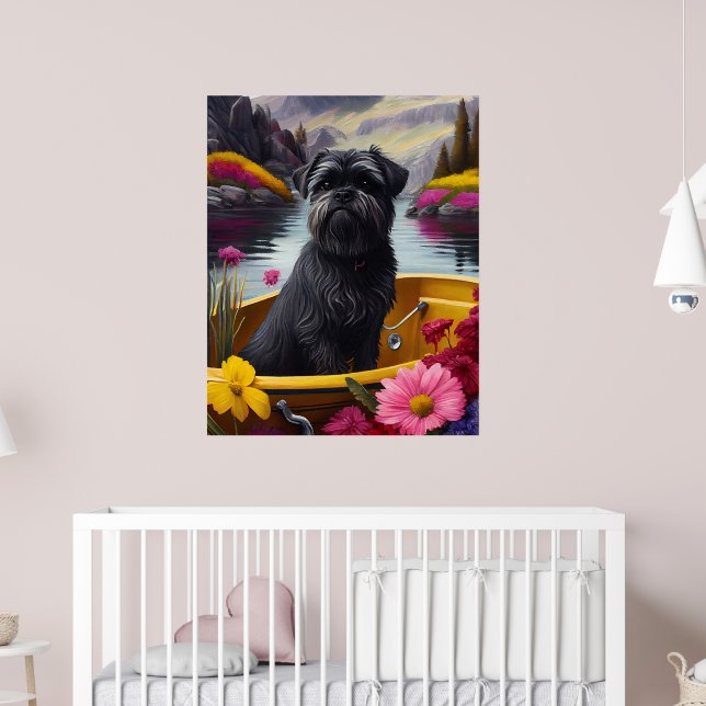Póster Perro Affenpinscher en un pádel: una aventura escé (Guardería 2)
