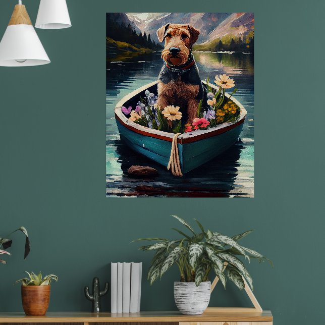 Póster Perro Airedale en un pádel: una aventura escénica (Salón 1)