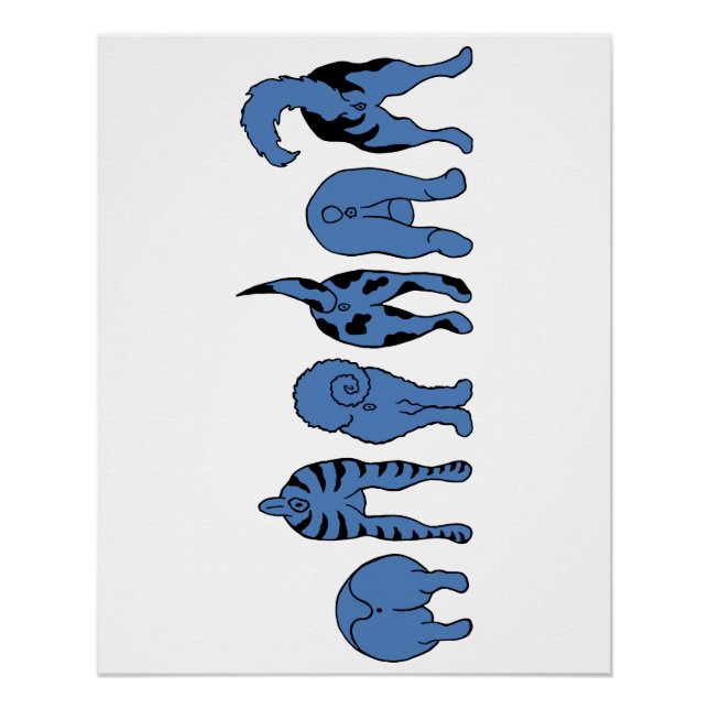 Póster Perro Azul (Anverso)