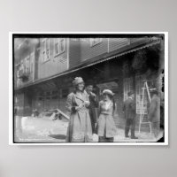 Perro caliente, isla de Coney, Nueva York, Vintage