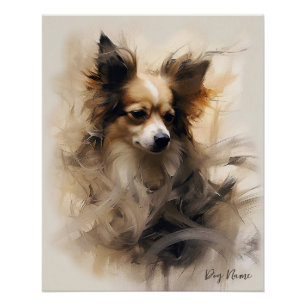 Póster Perro Chihuahua en el viento 2001 - Yacobsen Deros