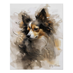 Póster Perro Chihuahua en el viento 2004 - Yacobsen Deros