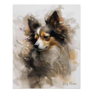 Póster Perro Chihuahua en el viento 2004 - Yacobsen Deros
