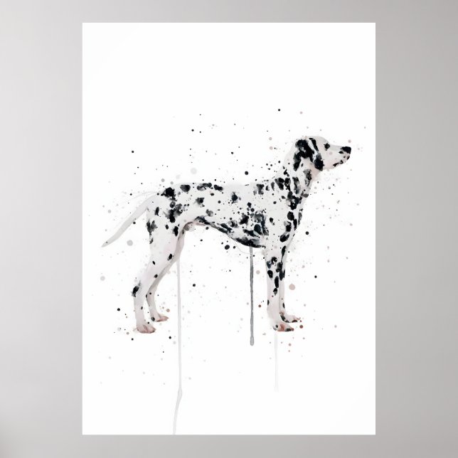 Póster Perro Dálmata (Frente)
