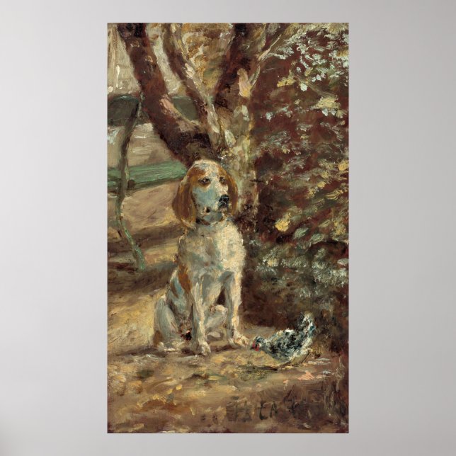 Póster Perro de artista Flèche - Bella Artes Toulouse-Lau (Frente)