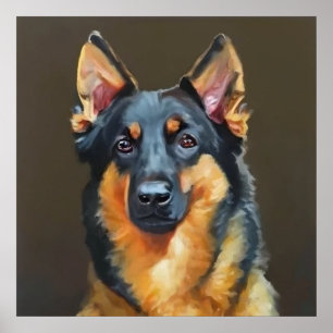 Póster Perro de Beauceron