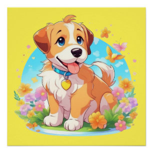 Póster Perro de cachorro