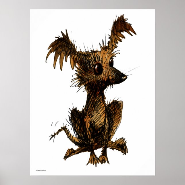 Póster Perro de juguete gracioso (Frente)