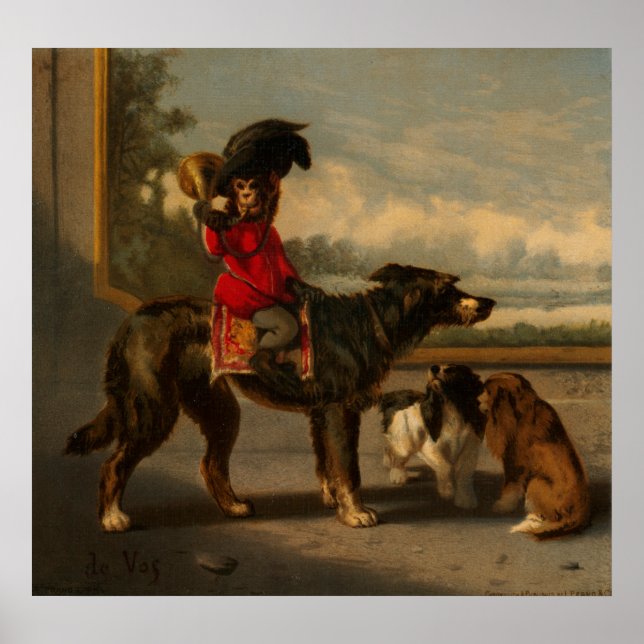 Póster Perro de Mono (Frente)