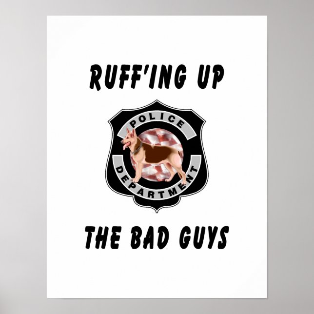 Póster Perro de policía K9 (Frente)