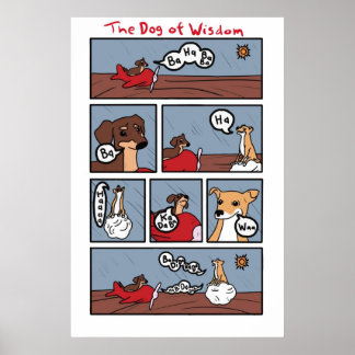 Póster Perro de sabiduría
