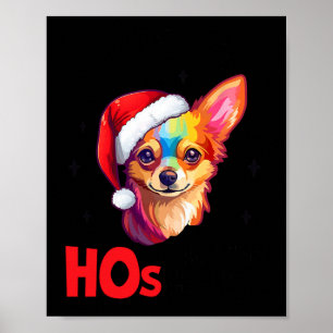 Póster Perro de Santa Chihuahua hay algunos cascos en est