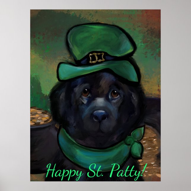 Póster Perro de Terranova (Frente)