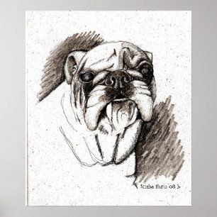Póster Perro del tiempo de Bull
