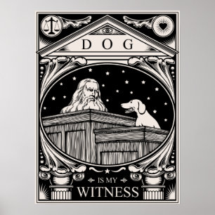 Póster Perro es mi testigo