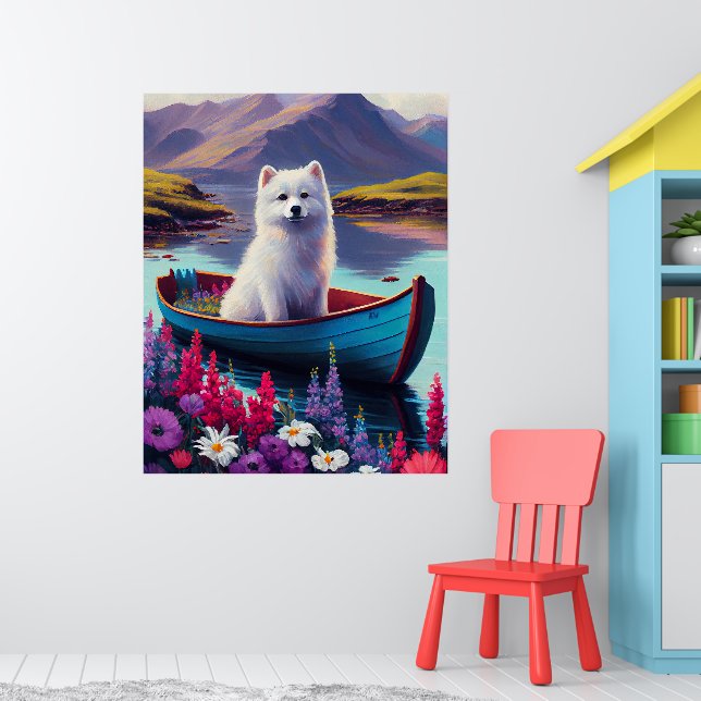 Póster Perro Esquimal Americano en Remo: Una Aventura Esc (Guardería 1)