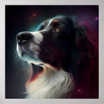 perro estrella de poster