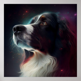 Póster perro estrella de poster