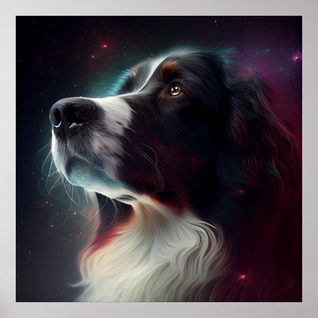 Póster perro estrella de poster (Frente)