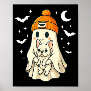 Póster Perro fantasma French Bulldog Amante de Bulldog Ha