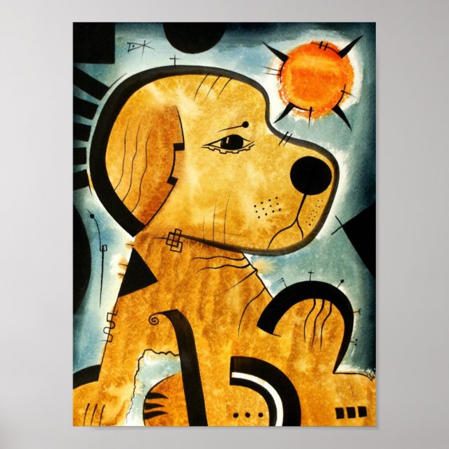 Póster Perro Golden Retriever dk_2005aug8i (Frente)