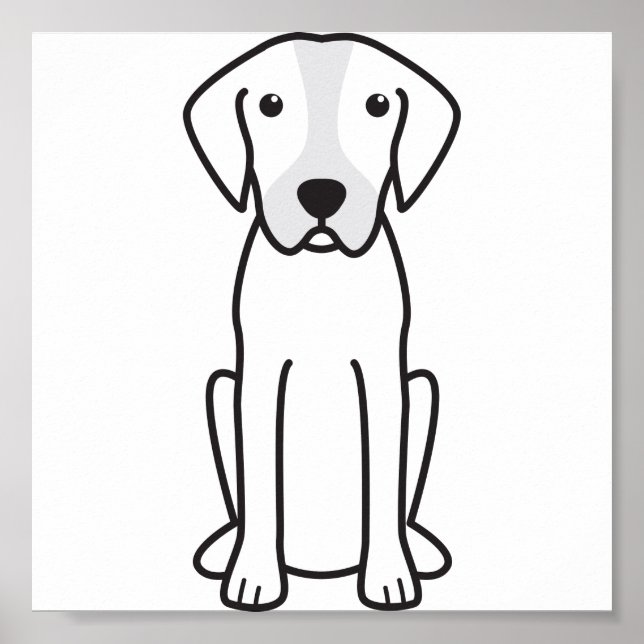 Póster Perro leopardo de Catahoula (Frente)