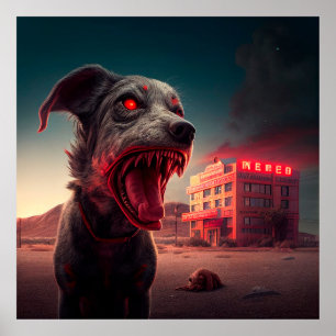 Póster Perro malvado poster