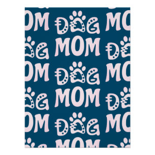 Póster Perro Mamá